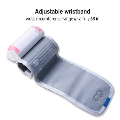 Digital Wrist Blood Pressure Monitor Heart Rate Pulse Meter Measure