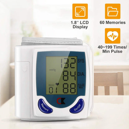 Digital Wrist Blood Pressure Monitor