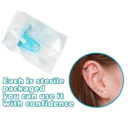 Disposable Safety Crystal Earring Piercer Machine with Stud