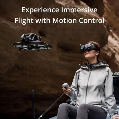 DJI Avata Fly Smart Combo (DJI FPV Goggles V2) - First-Person View Drone UAV Quadcopter with 4K Stabilized Video (Refurbished)