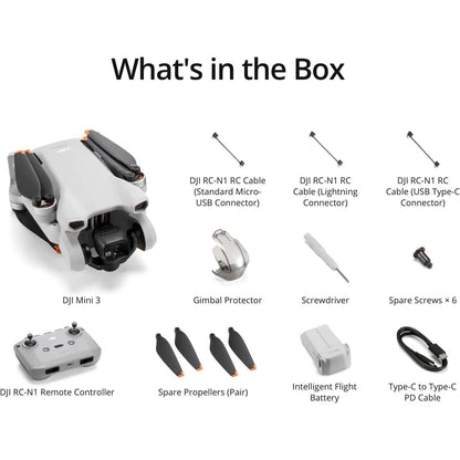 DJI Mini 3 | Premier Entry-Level Camera Drone  (Refurbished)
