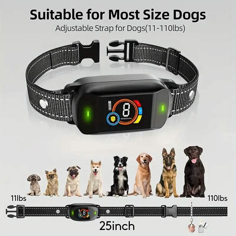 Dog Barking Collar Automatic Anti-Barking Device with Smart Sensors