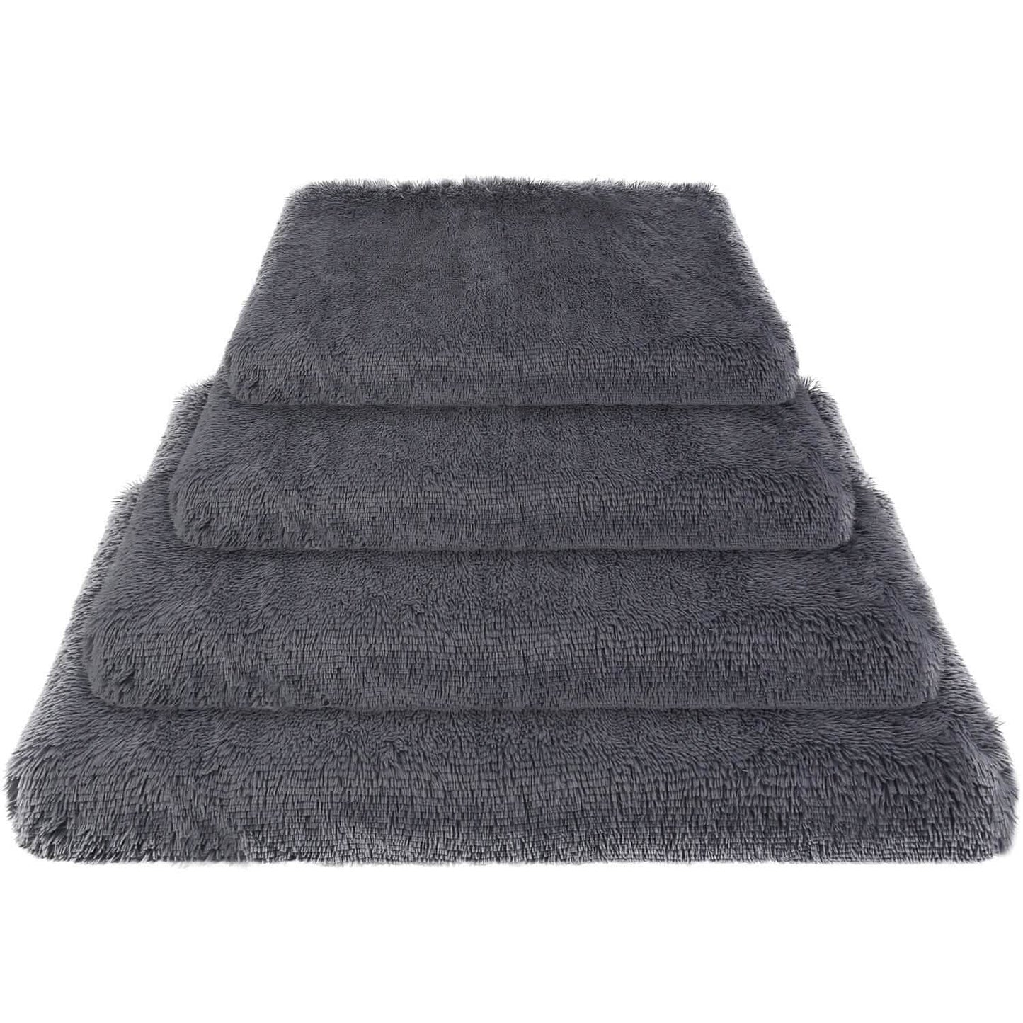 Dog Bed Soft Plush Cushion Cozy Warm Pet Crate Mat Dog Carpet