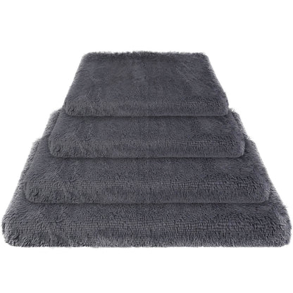 Dog Bed Soft Plush Cushion Cozy Warm Pet Crate Mat Dog Carpet