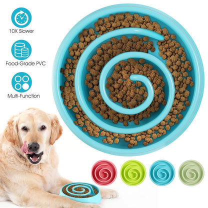 Dog Cat Slow Feeder Bowl