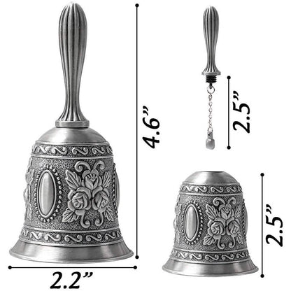 DomeStar Hand Bell Call Bell Brass Wedding Bells