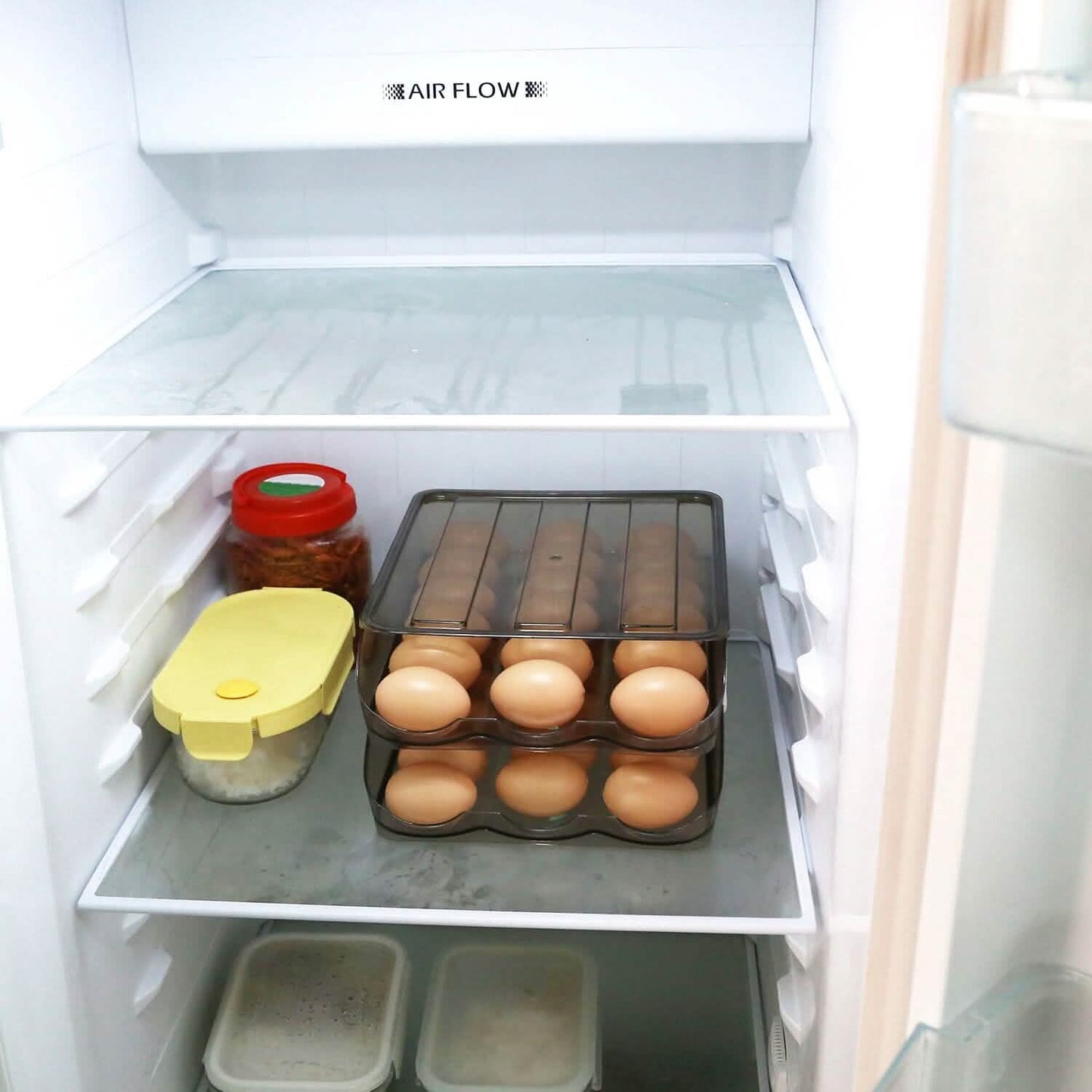 Double Layer Egg Storage for Refrigerator