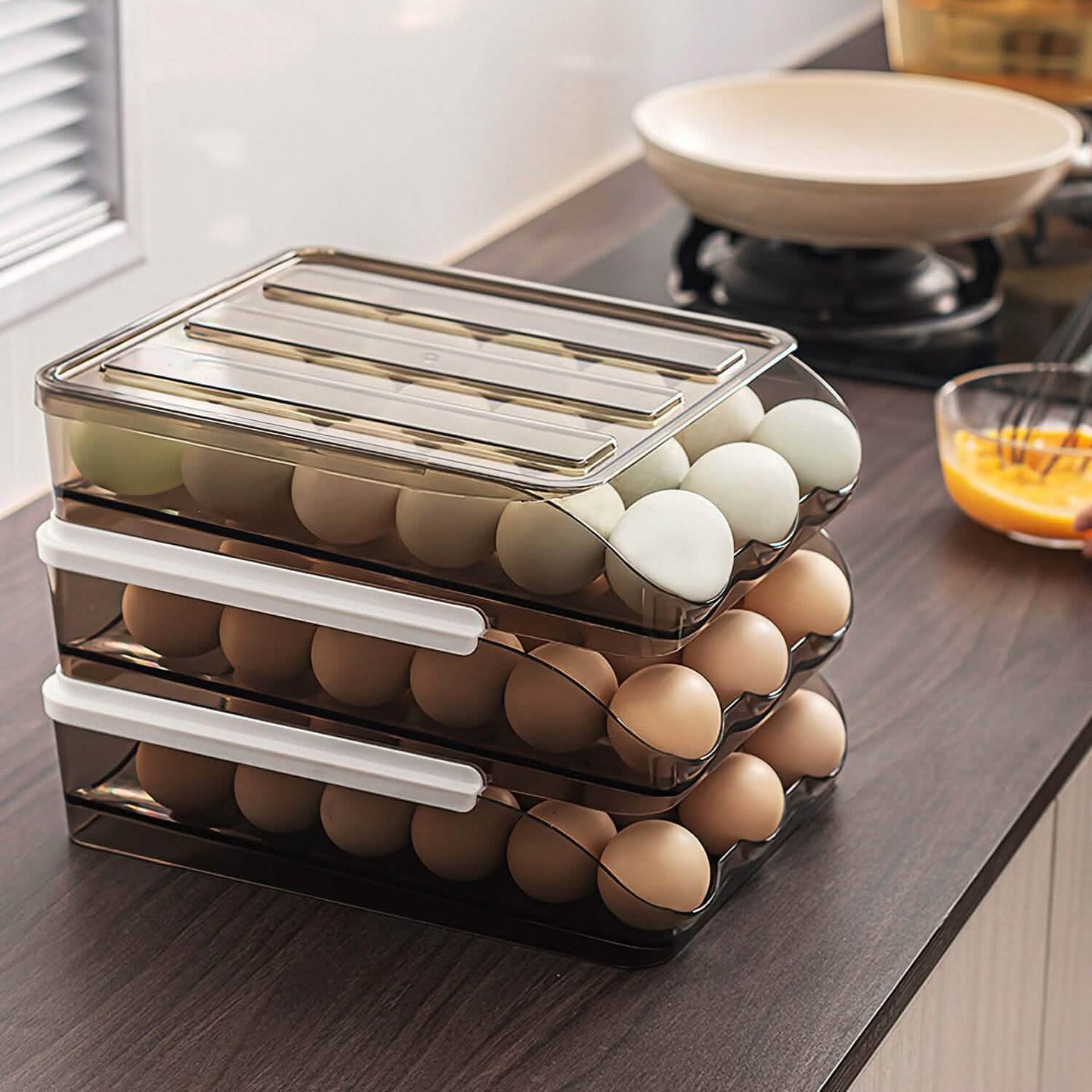 Double Layer Egg Storage for Refrigerator
