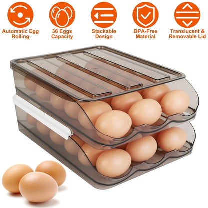Double Layer Egg Storage for Refrigerator