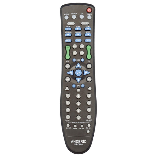 Anderic DRC800 DVR and Cable Box Remote Control for Motorola, Scientific Atlanta, and others