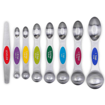 Dual Sided Magnetic Measuring Spoons