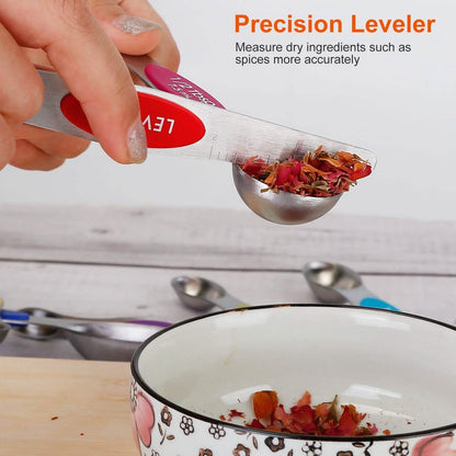 Dual Sided Magnetic Measuring Spoons