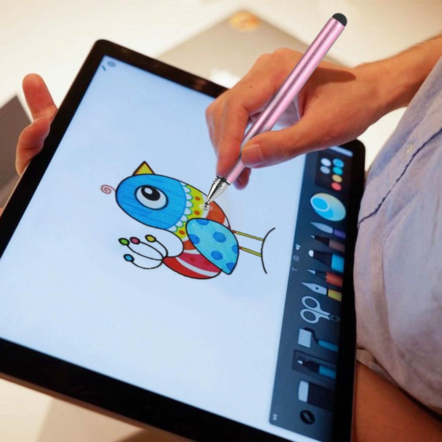 Dual Tip Touch Screen Stylus Pencil