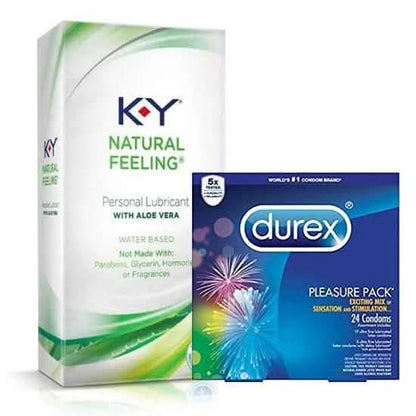 Durex Pleasure Pack and KY Lubricant