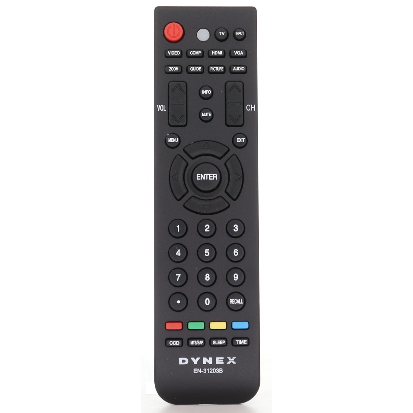Dynex EN31203B IR TV Remote Control - 1100017