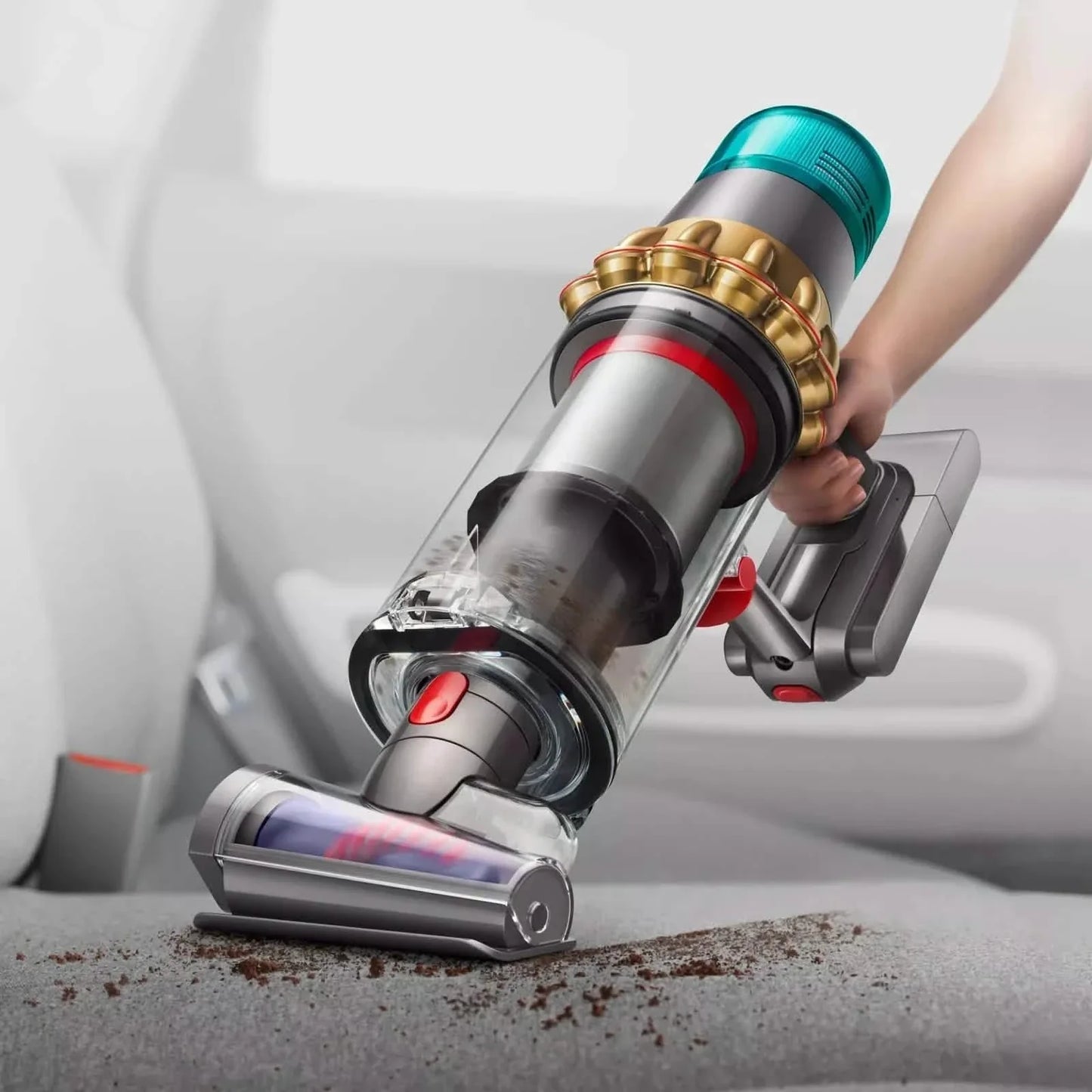 Dyson V15 Detect Absolute Stick Vacuum Cleaner HEPA Filtration - Gold (447294-01)