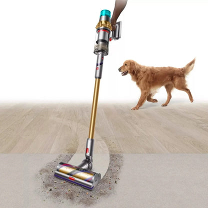 Dyson V15 Detect Absolute Stick Vacuum Cleaner HEPA Filtration - Gold (447294-01)