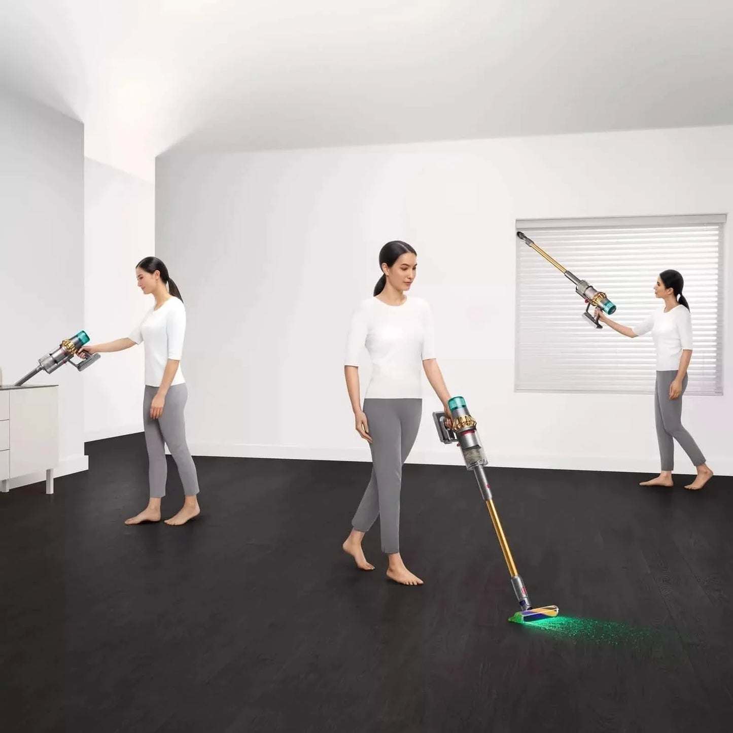 Dyson V15 Detect Absolute Stick Vacuum Cleaner HEPA Filtration - Gold (447294-01)