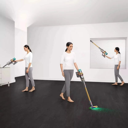 Dyson V15 Detect Absolute Stick Vacuum Cleaner HEPA Filtration - Gold (447294-01)