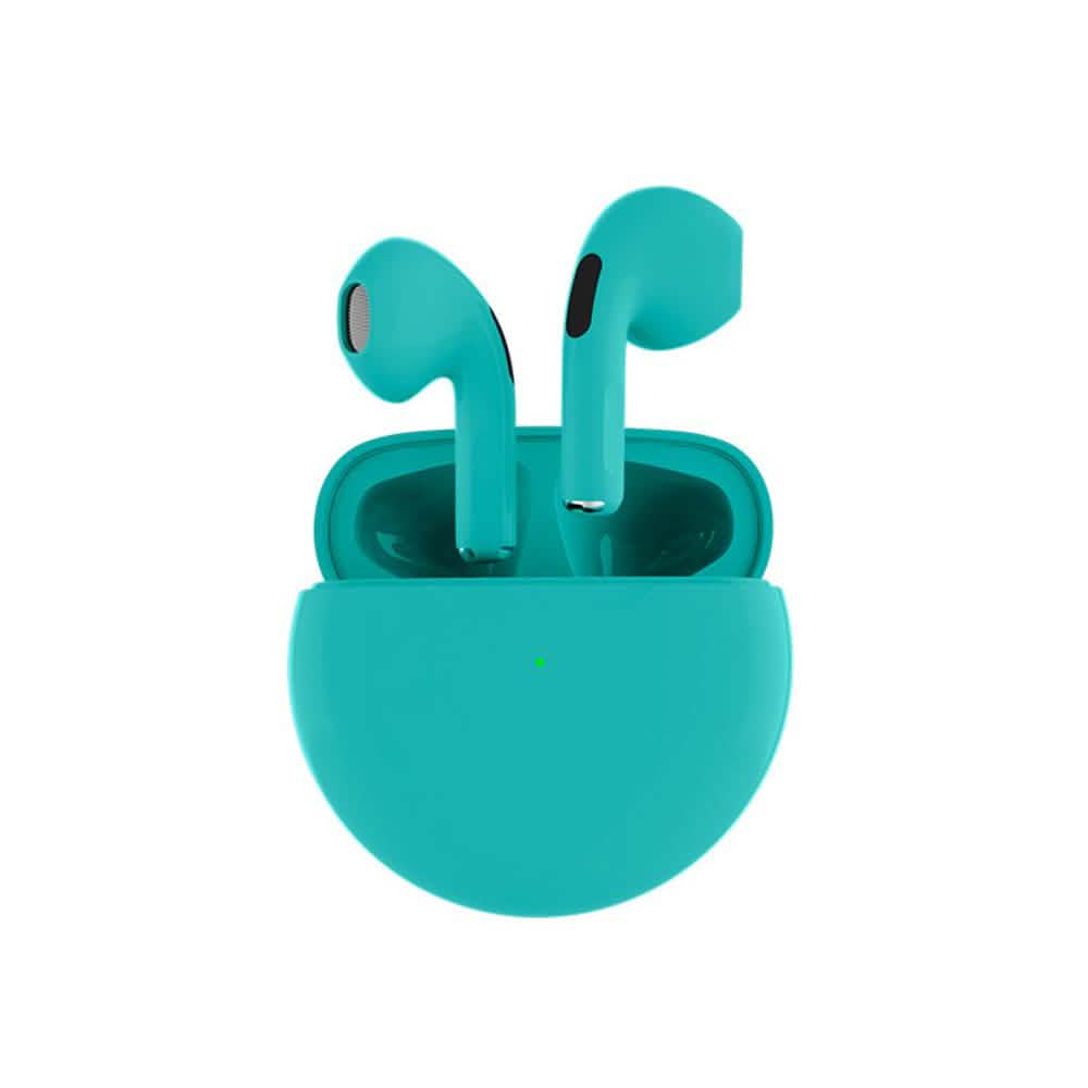 Earphones With Round Charging Case
