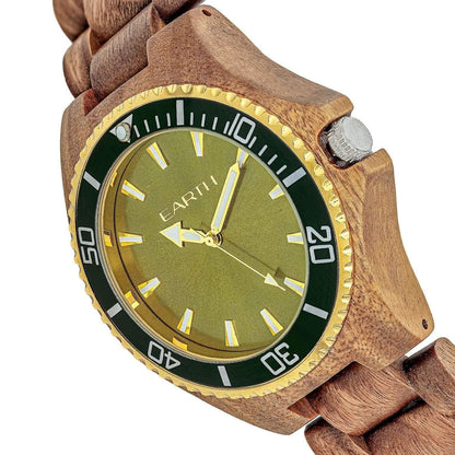 Earth Wood Centurion Quartz Eco Friendly Bracelet Watch