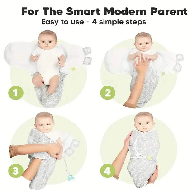 Easy-to-Wrap Swaddling Blankets For Newborns