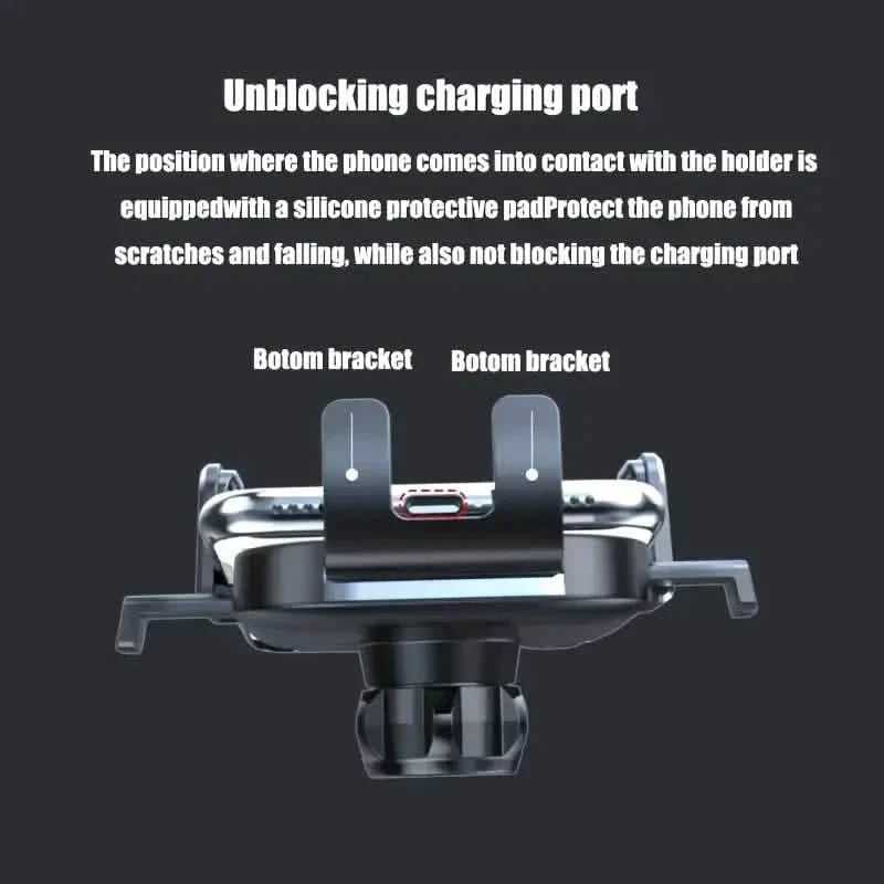 Adjustable Car Phone Holder – Suction Cup Dashboard Mount, Anti-Slip Grip, iPhone & Android