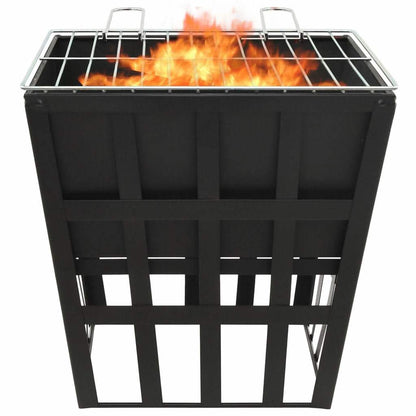 EBTOOLS 2-in-1 Steel Fire Pit and BBQ