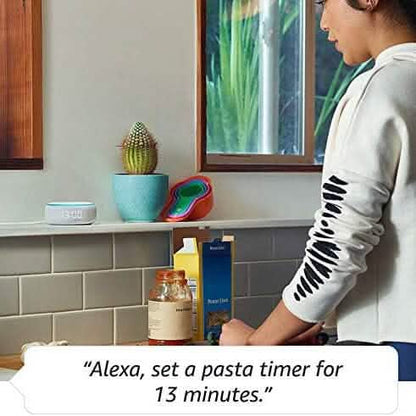 Echo Dot (3rd Gen) - Smart speaker with clock and Alexa  (Refurbished)