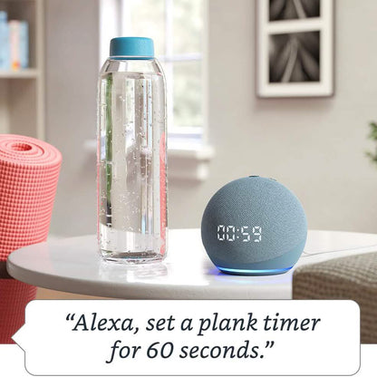 Amazon Echo Dot 4th Gen Smart speaker with clock and Alexa