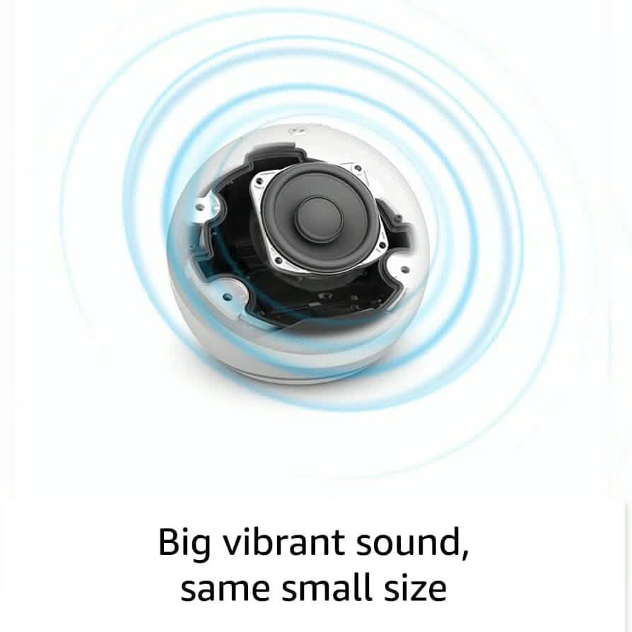 Echo Dot (5th Gen, 2022 Release) With Bigger Vibrant Sound, Helpful Routines and Alexa (Refurbished)