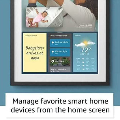 Echo Show 15 Full HD 15.6" Smart Display with Alexa, Fire TV and Remote (Refurbished)