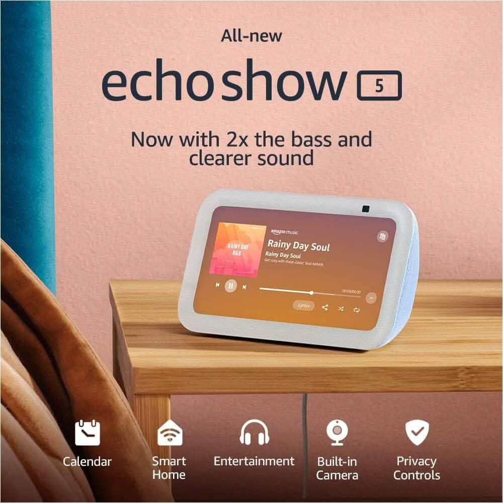 Echo Show 5 (3rd Gen, 2023 release)  (Refurbished)