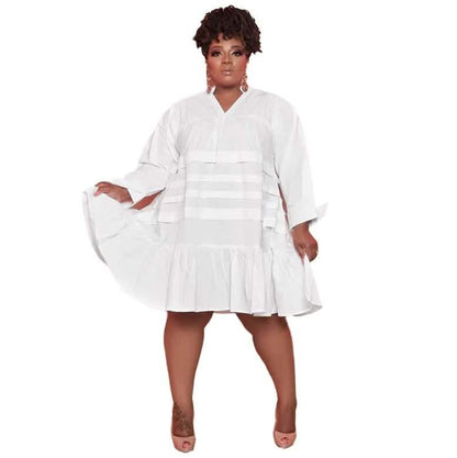 Echoine Women's Oversized Loose Ladies Midi Dress