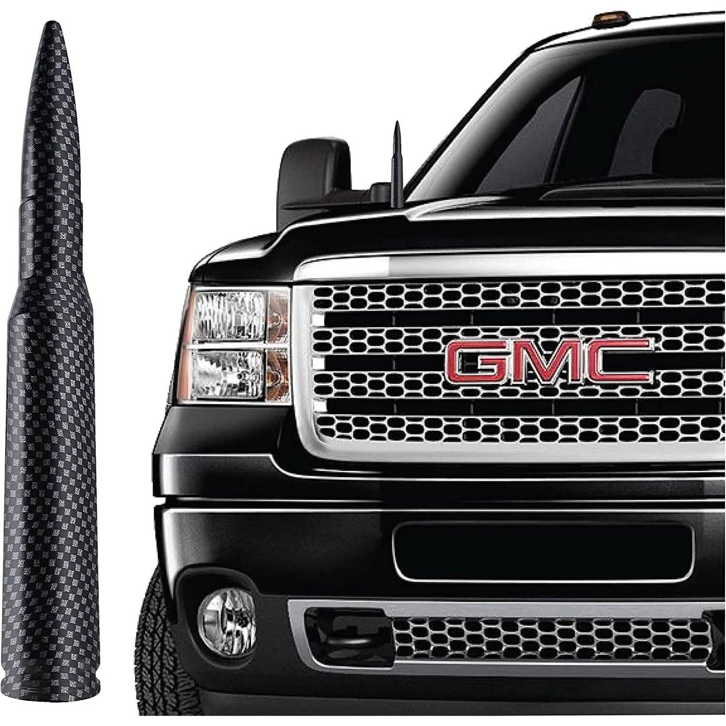 EcoAuto Badass Bullet Antenna Replacement Fits All Chevy & GMC Truck