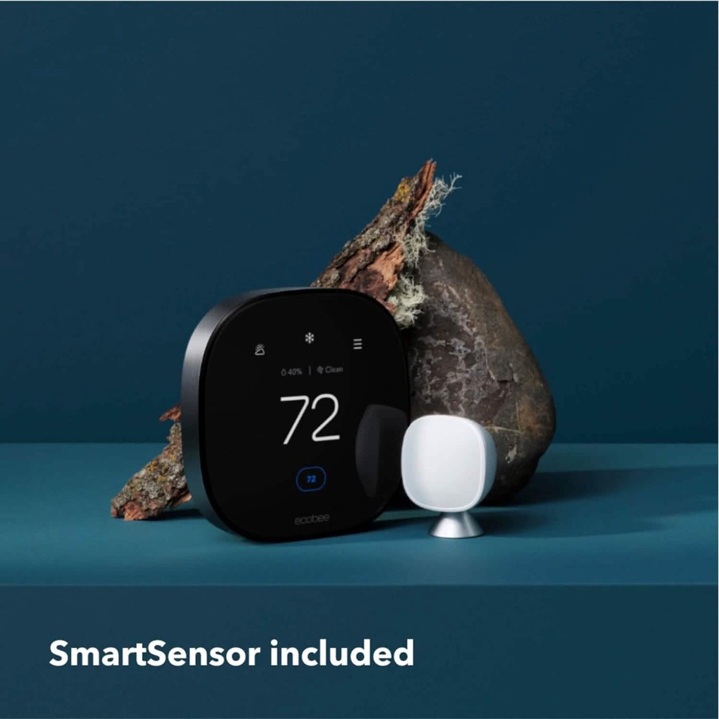 ecobee New Smart Thermostat Premium with Smart Sensor and Air Quality Monitor  (Refurbished)