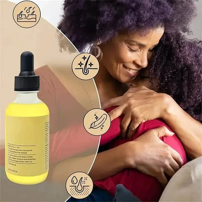 Hair Growth Oil & Scalp Treatment Plant Extract for Dry Damaged Hair