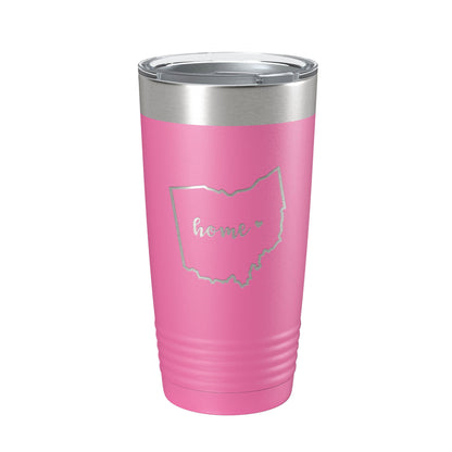 Ohio Tumbler Home State Travel Mug Insulated Laser Engraved Map Coffee Cup 20 oz