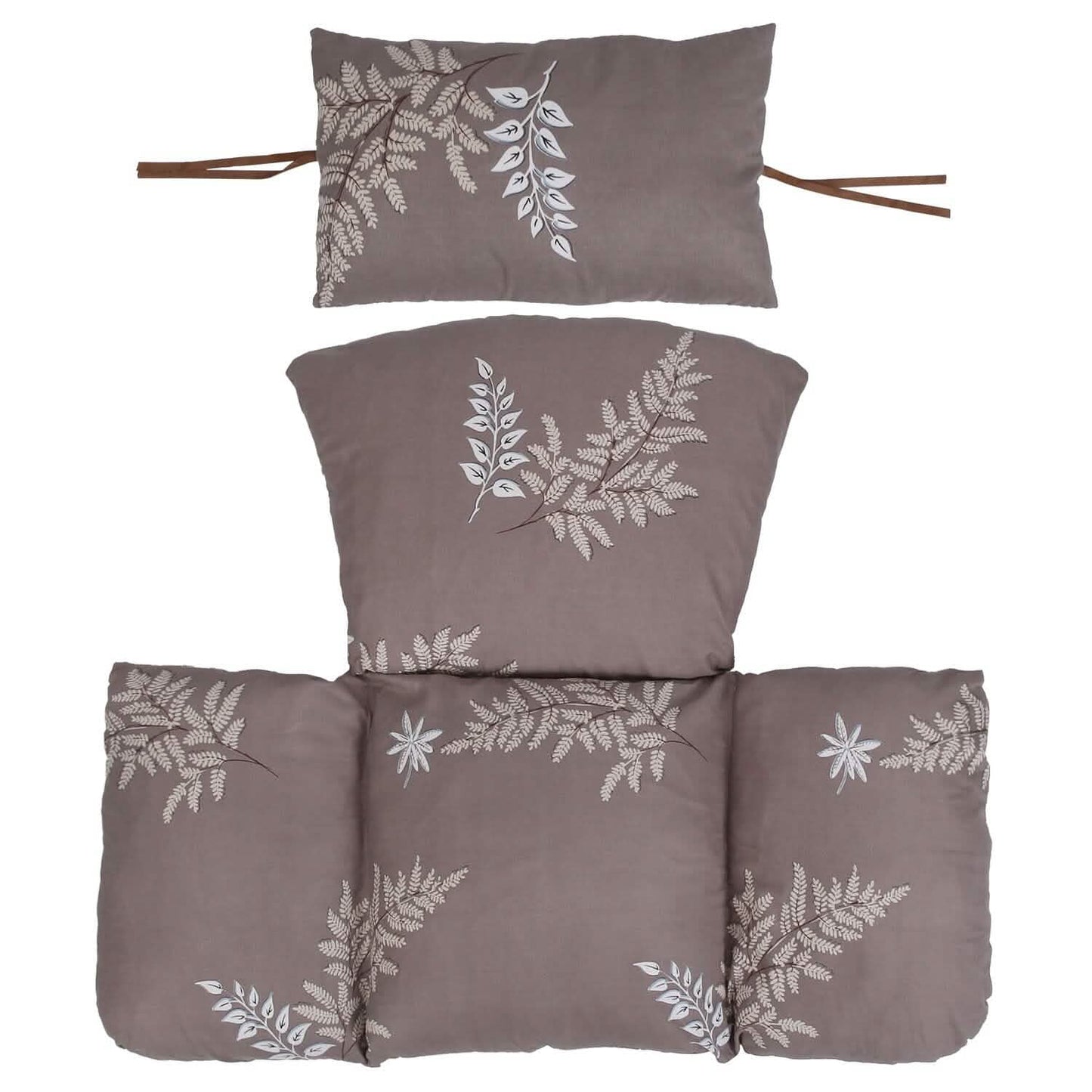 Egg Chair Hanging Basket Seat Soft Cushion with Headrest