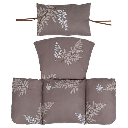 Egg Chair Hanging Basket Seat Soft Cushion with Headrest