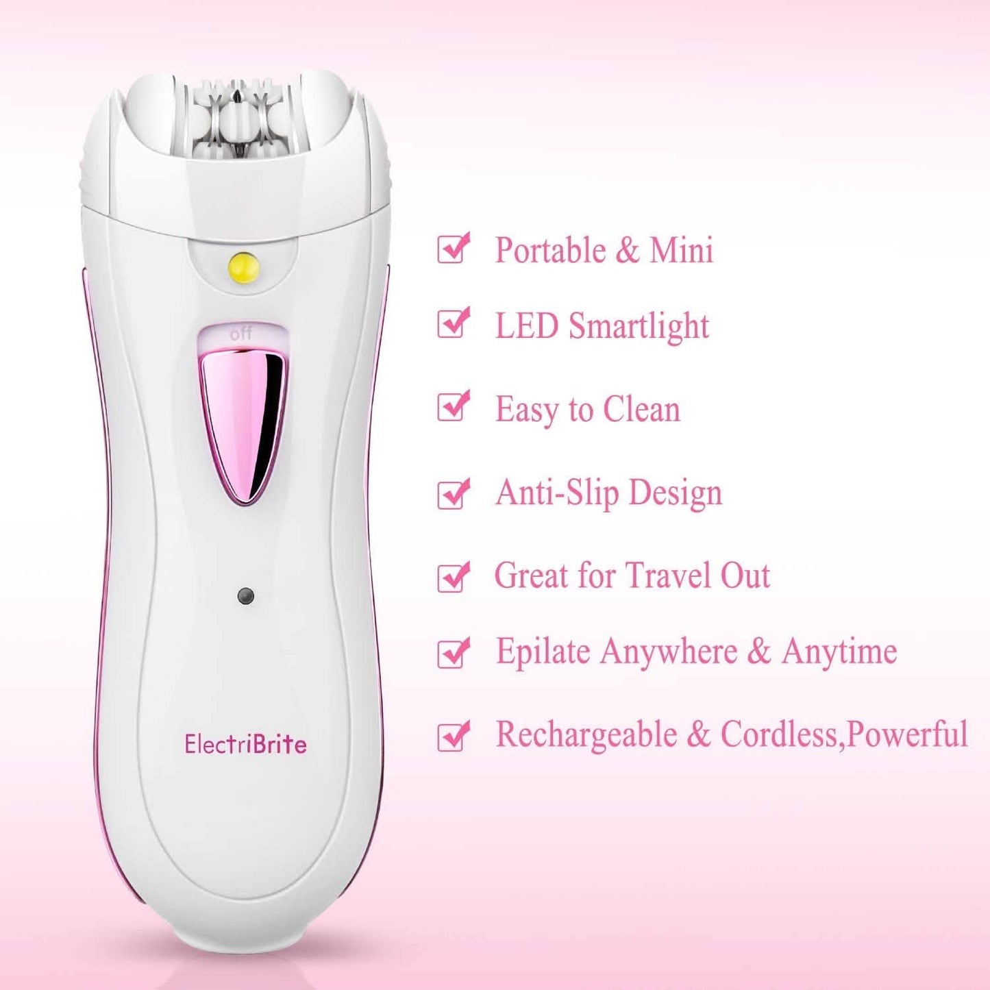 ElectriBrite Facial Hair Removal Epilators