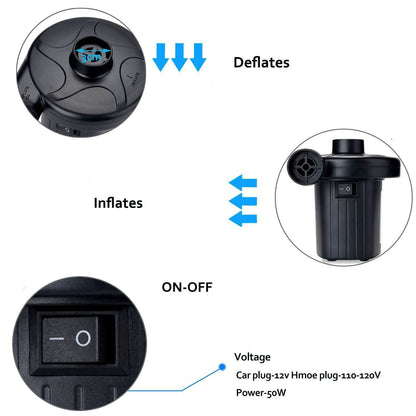 Electric Air Pump for Swimming Ring Inflatable Boat