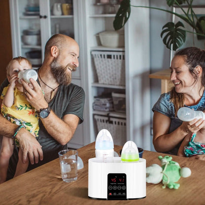 Electric Baby Milk Bottle Warmer Fit with 4 Heating Modes Adjustable Temperature Display Screen