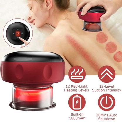 Electric Back Scraping Machine Vacuum Therapy Cupping Device
