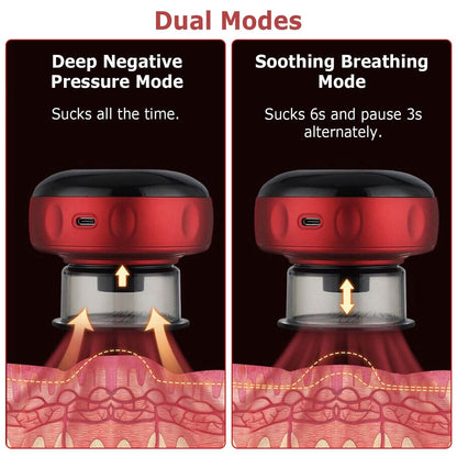 Electric Back Scraping Machine Vacuum Therapy Cupping Device