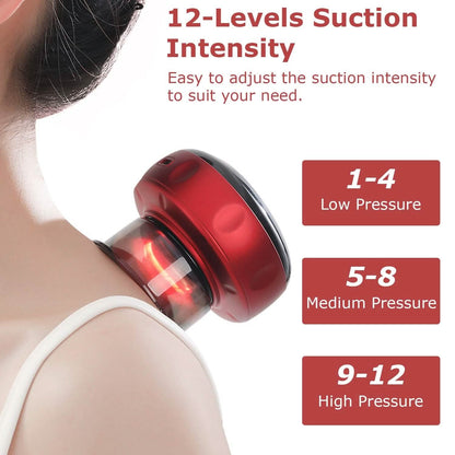 Electric Back Scraping Machine Vacuum Therapy Cupping Device