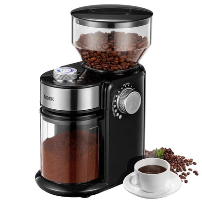 Electric Burr Coffee Grinder with 18 Settings