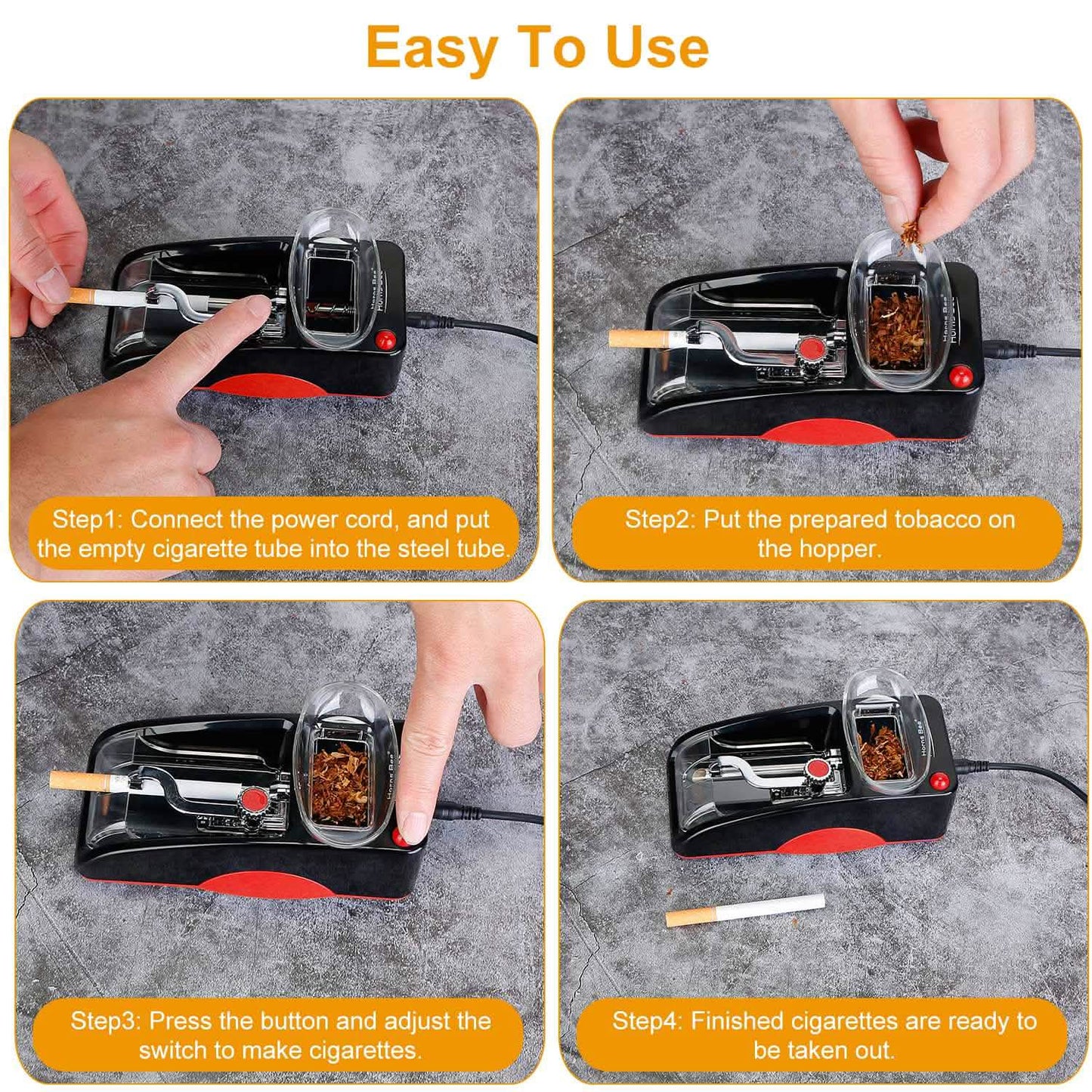 Electric Cigarette Rolling Machine