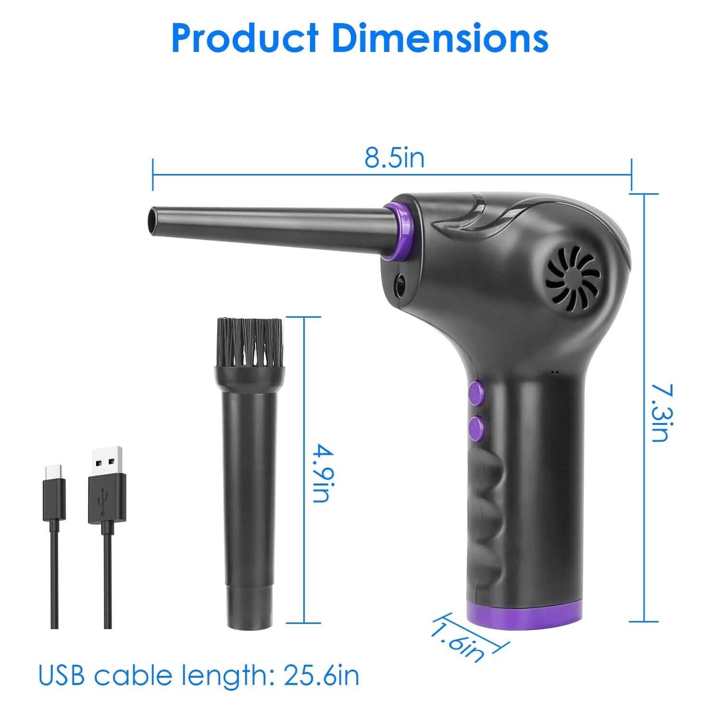 Electric Cordless Air Duster Blower Compressed Air Duster