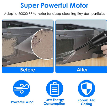 Electric Cordless Air Duster Blower for Computer Keyboard